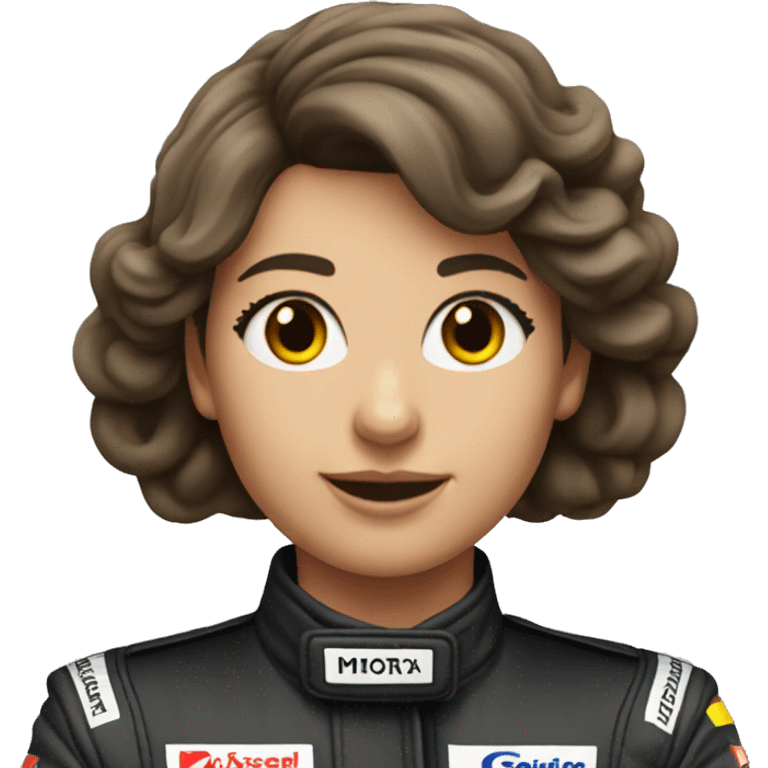 Female F1 driver got pole position emoji