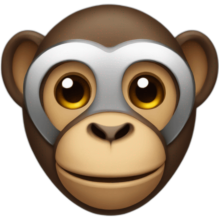 monkey with closed eyes emoji