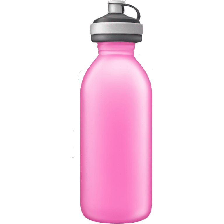 Pink water bottle emoji