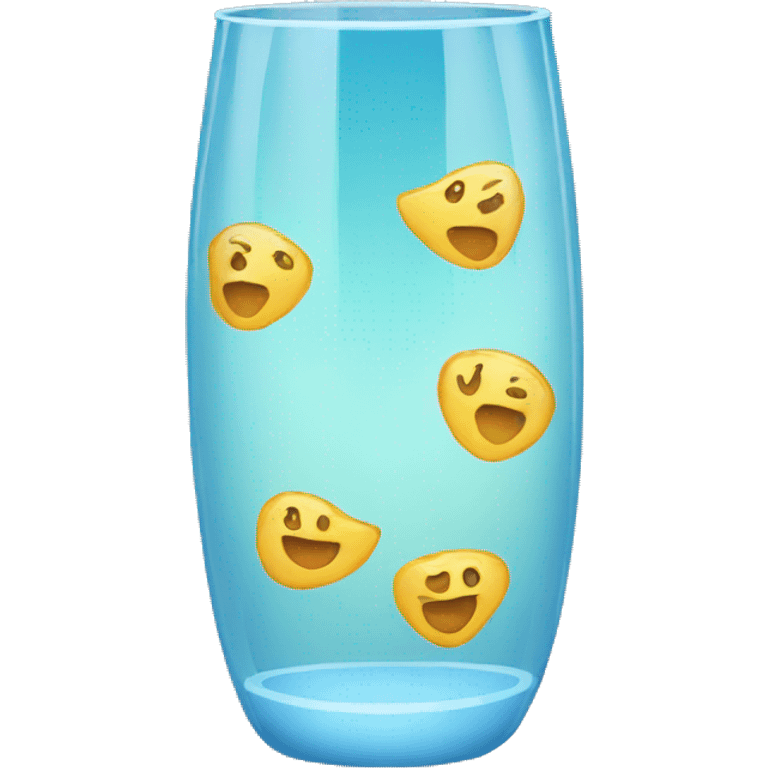 Vaso de agua emoji