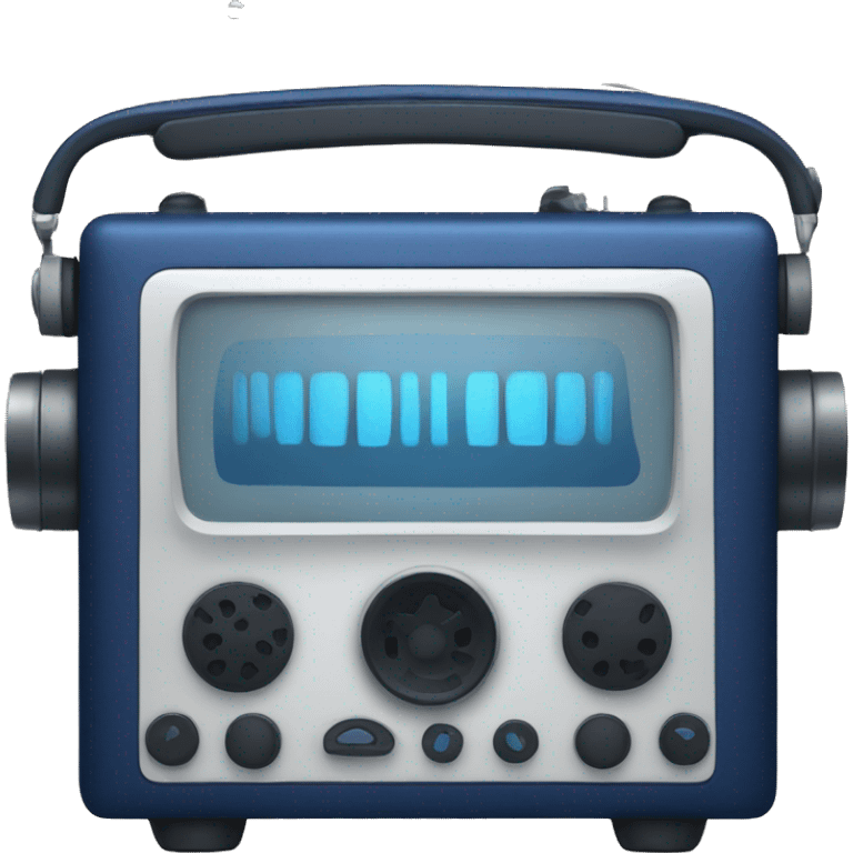 deep blue radio  emoji