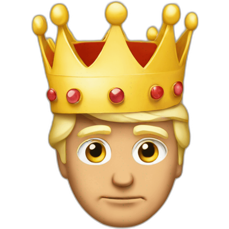 Donald Trump + crown emoji