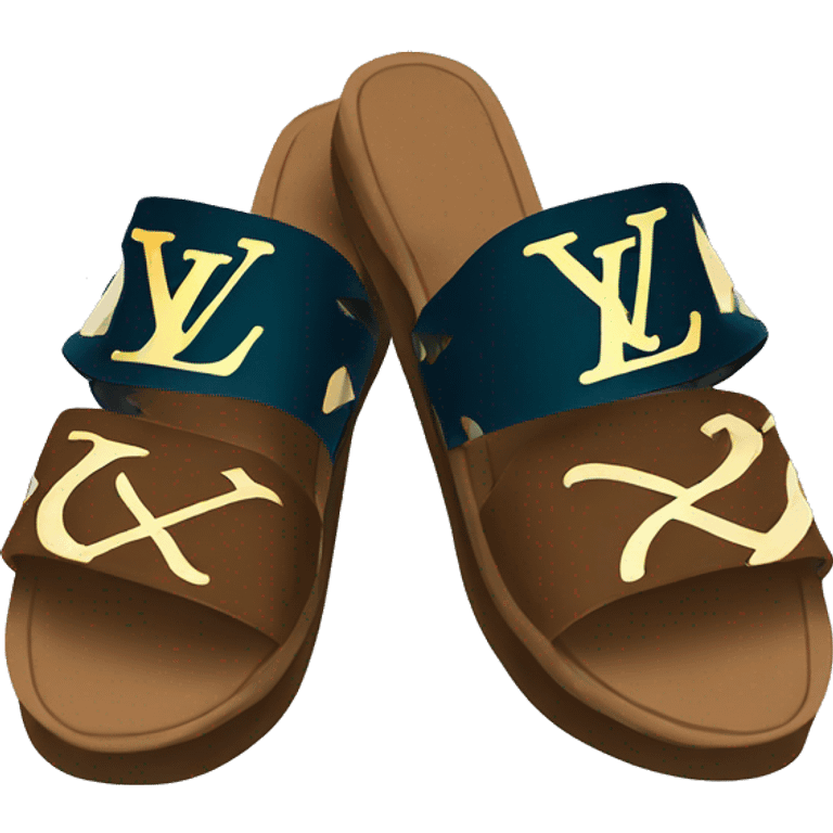 Louis Vuitton sandals  emoji