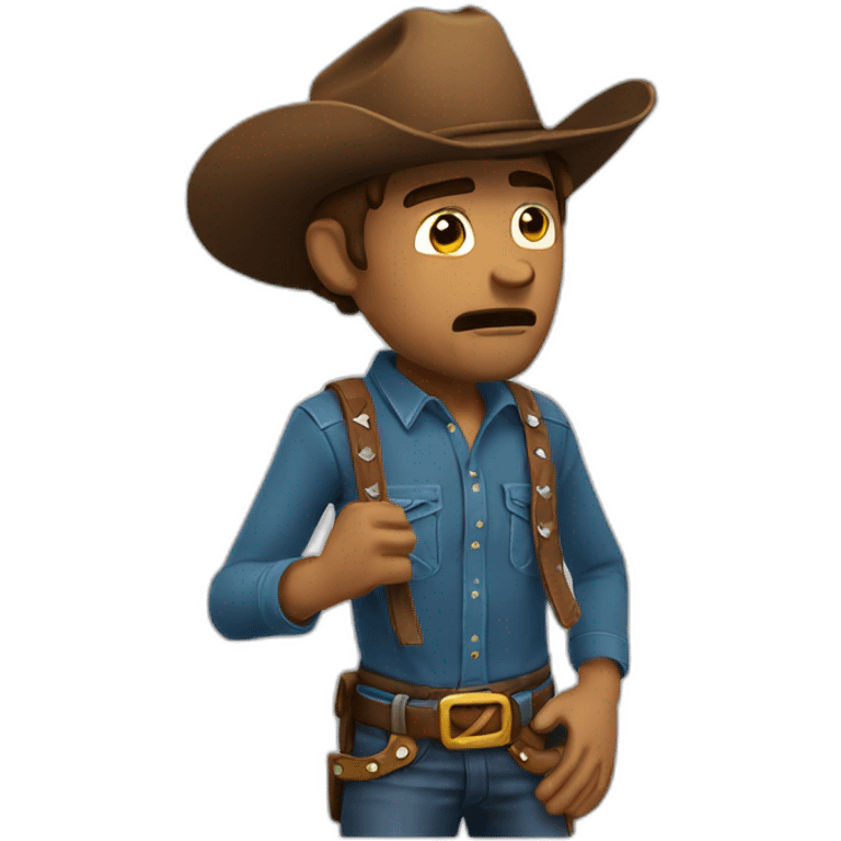 cowboy-crying-mild-panic-cool emoji