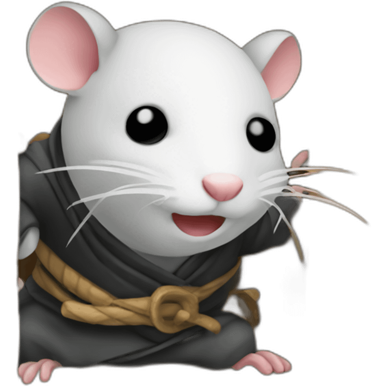 ninja rat stuck in trap emoji