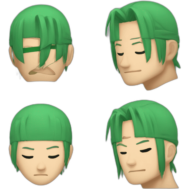 Roronoa zoro slepp emoji