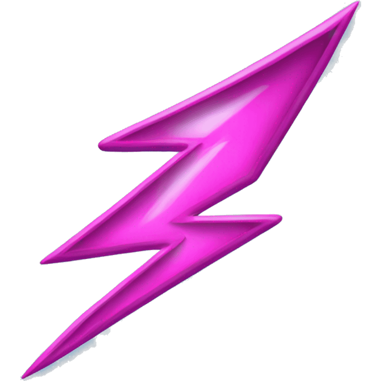 fuchsia and ice blue lightning emoji