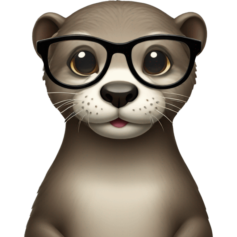 otter with glasses  emoji