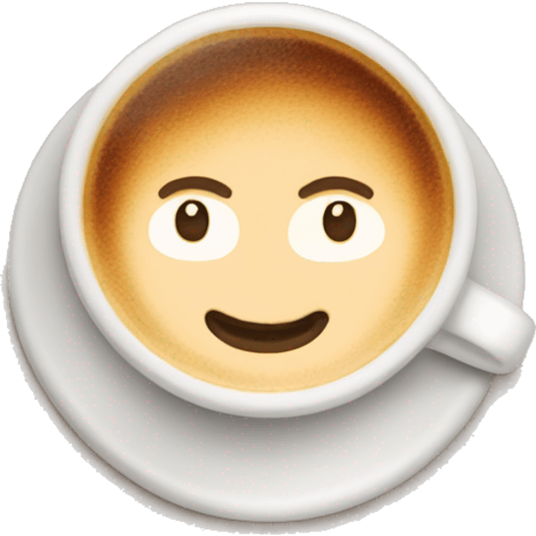 Cafe latte emoji