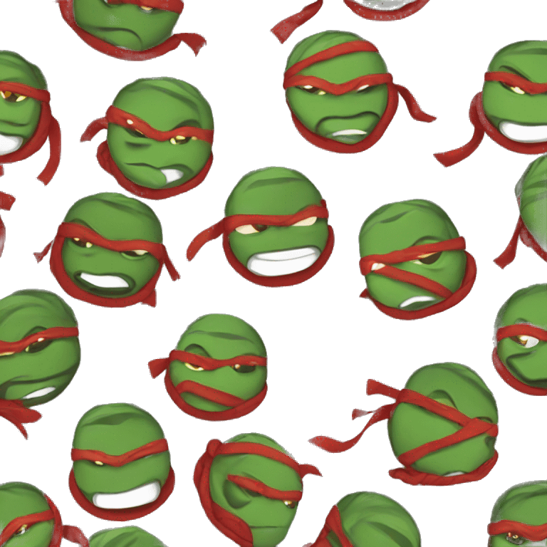 Ninja turtle red emoji