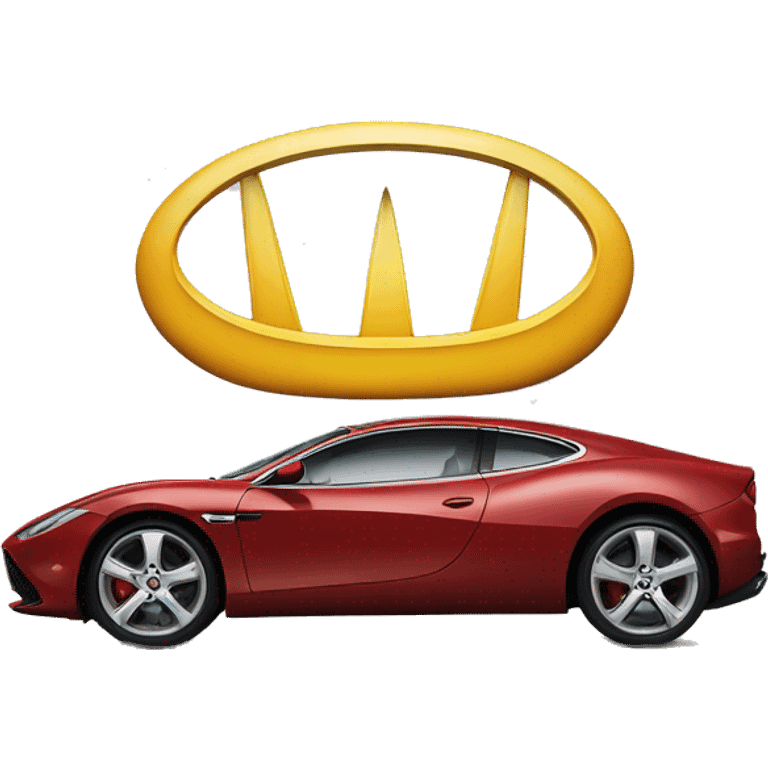 Maserat’s car logo emoji