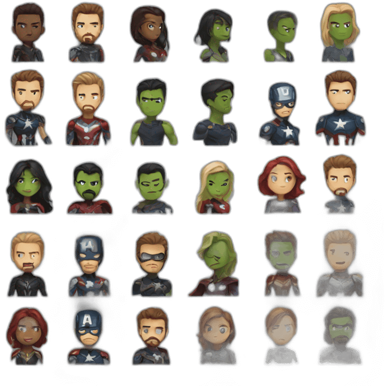 Avengers emoji