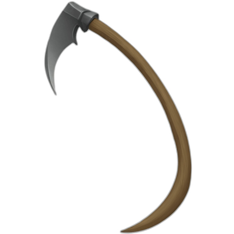 curved scythe  emoji