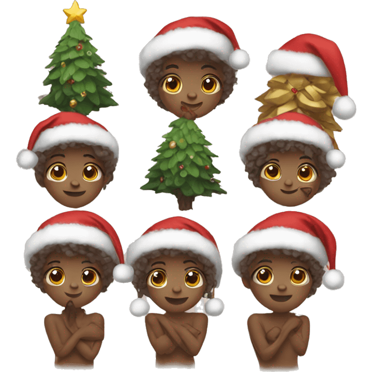 Cute Xmas pre emoji