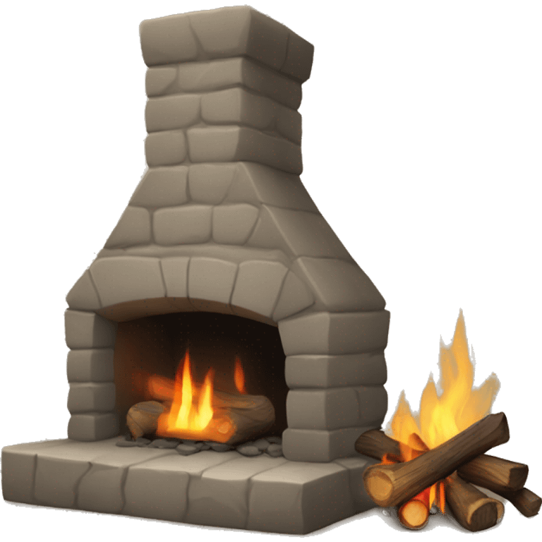 camp fireplace emoji