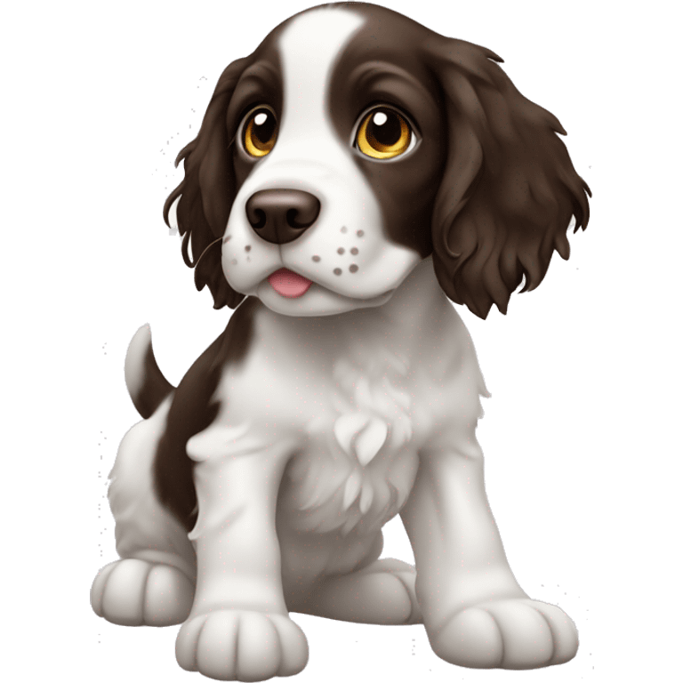 springer spaniel puppy emoji