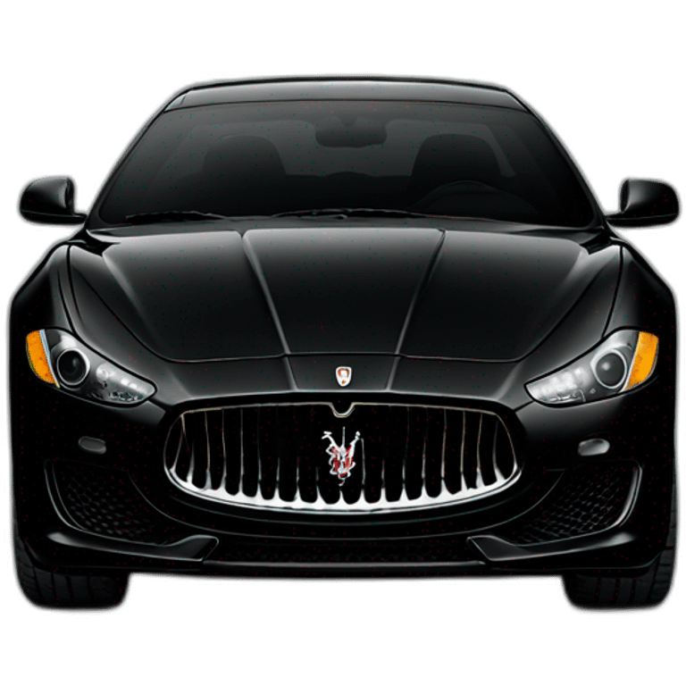 black color maserati emoji