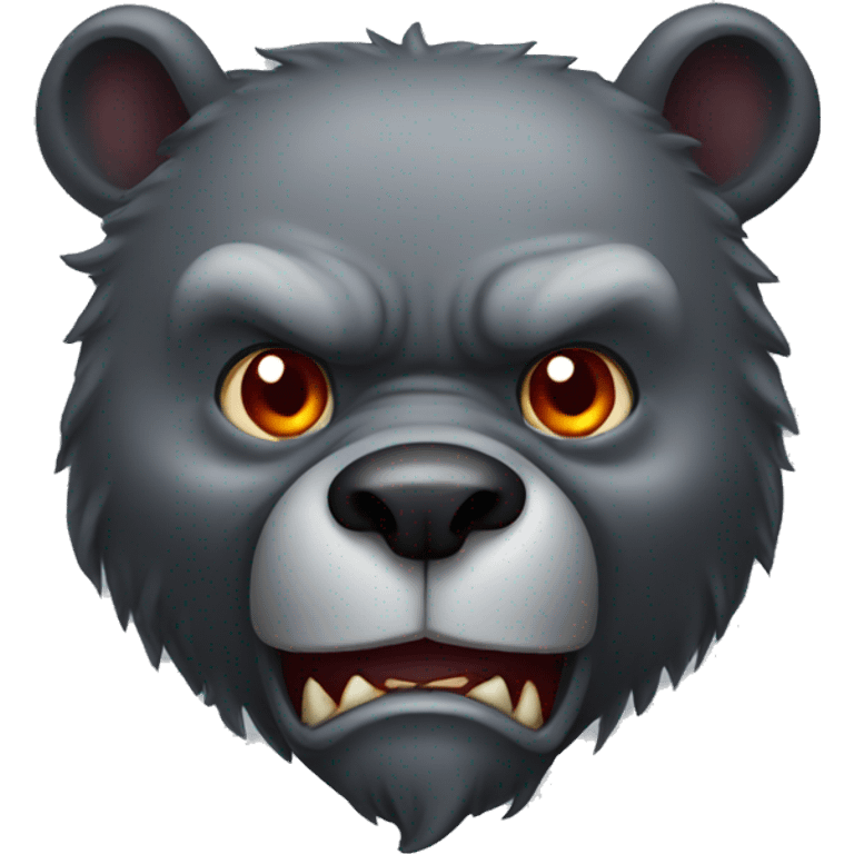 realistic-grey-bear-devil  emoji