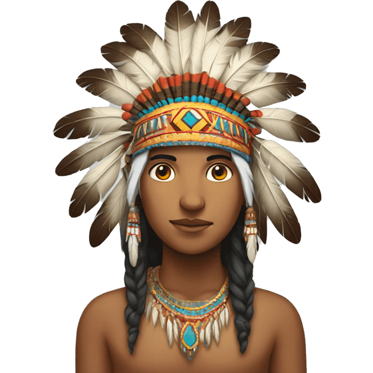 Indian wearing head dress emoji