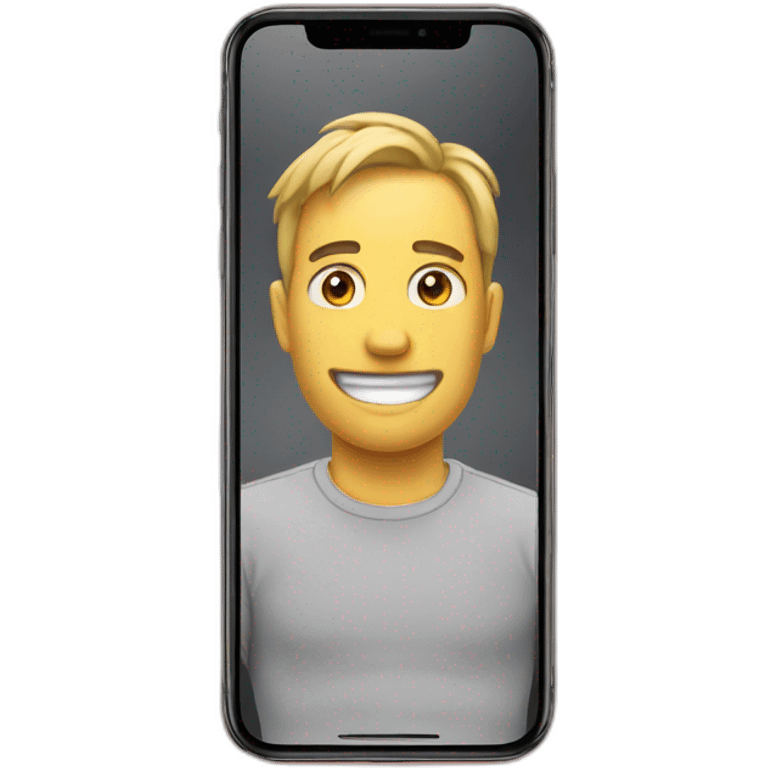 Iphone Whit youtube emoji