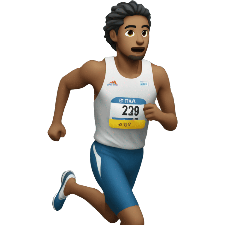 Persona corriendo maratón emoji