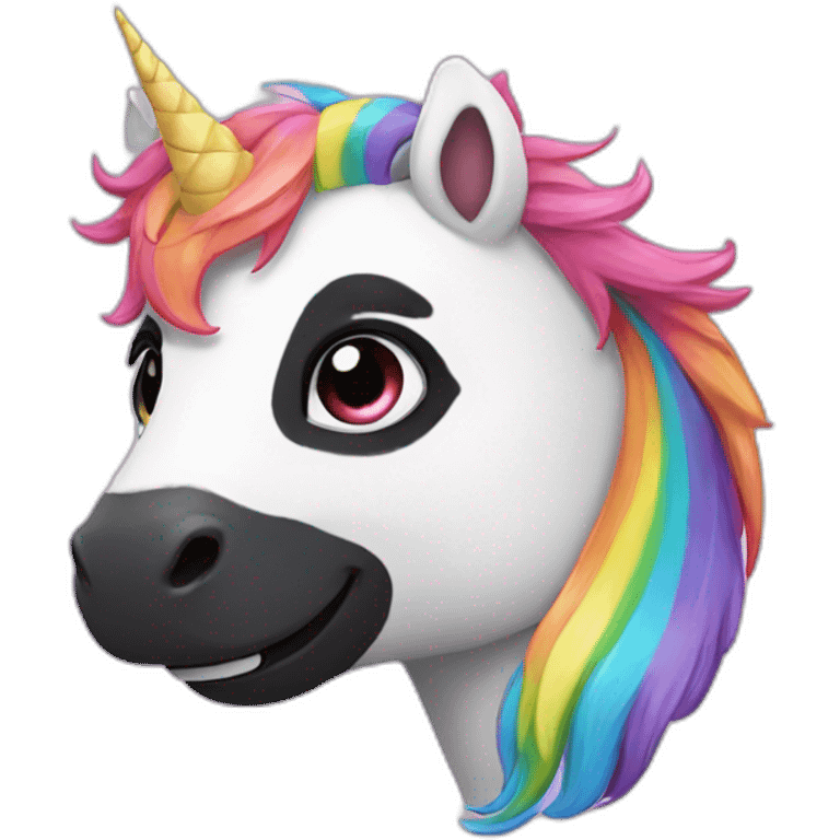 rainbow-unicorn-panda emoji