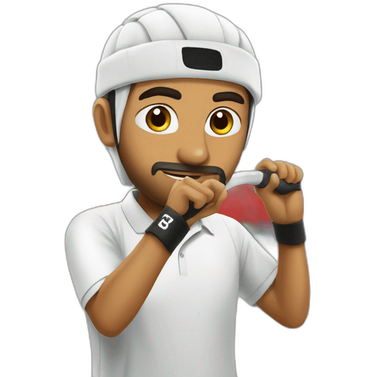 Omani squash player  emoji