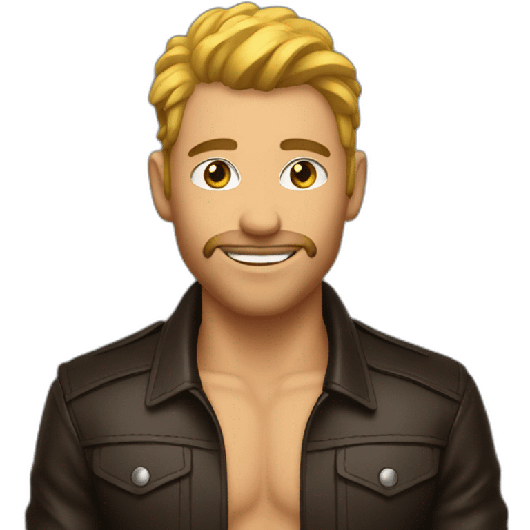 Leather gay emoji