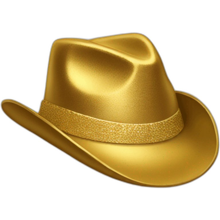 gold hat emoji