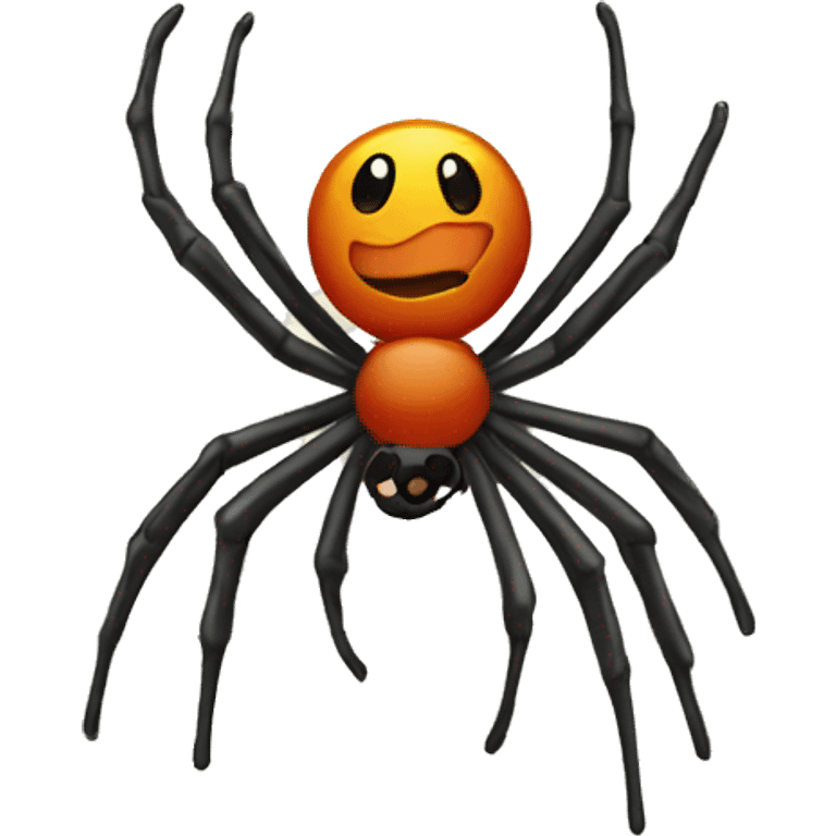 spider on chart emoji