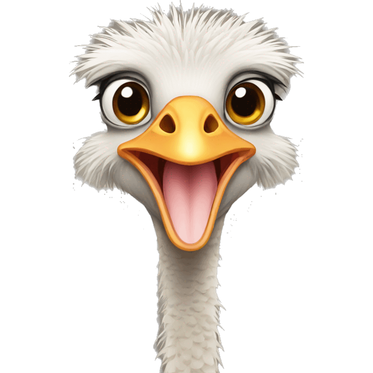 ostrich emoji