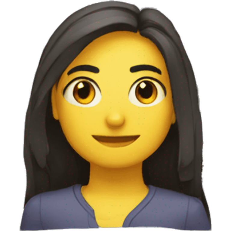 Cara de enamorado mordiéndose la boca emoji