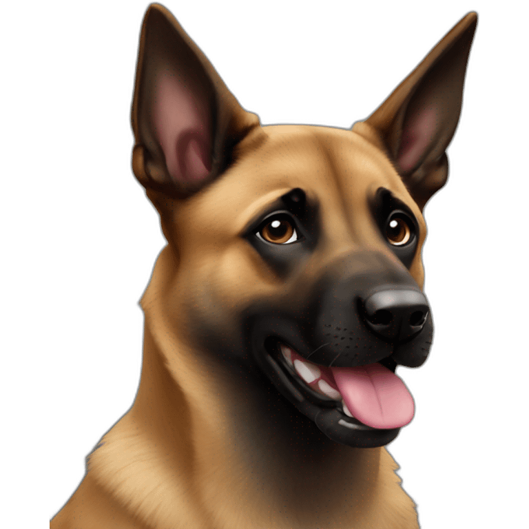 Puppy Belgian malinois emoji