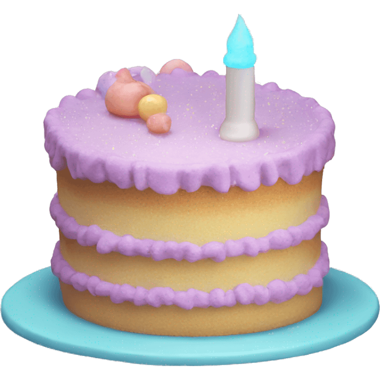 Magic pastel cake emoji