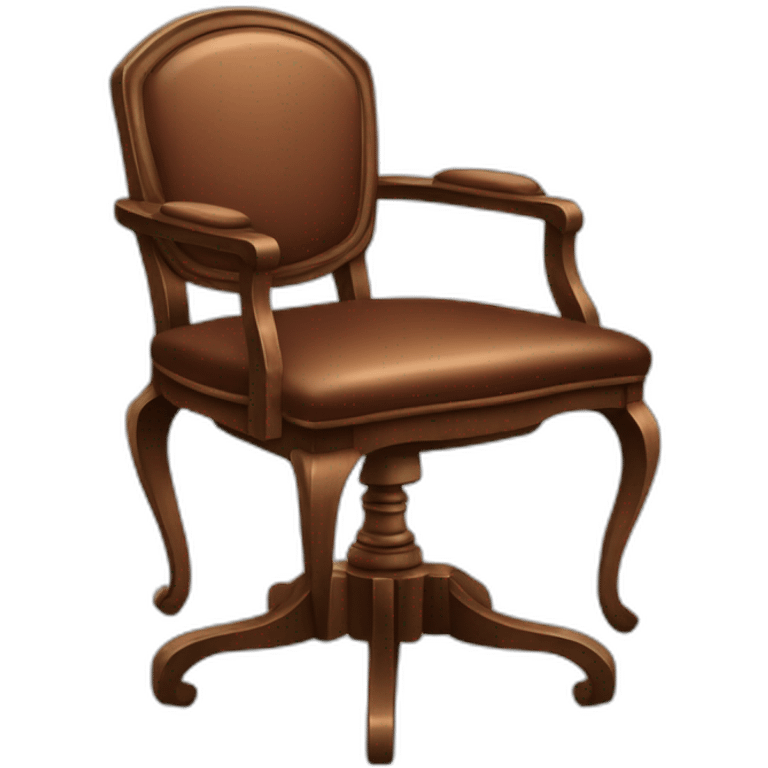 Chair of desk bureautique  emoji