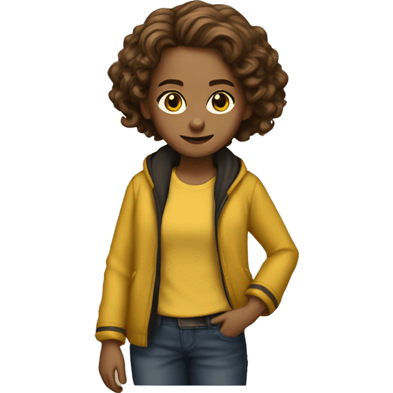 Hermione granger yellow t shirt  emoji