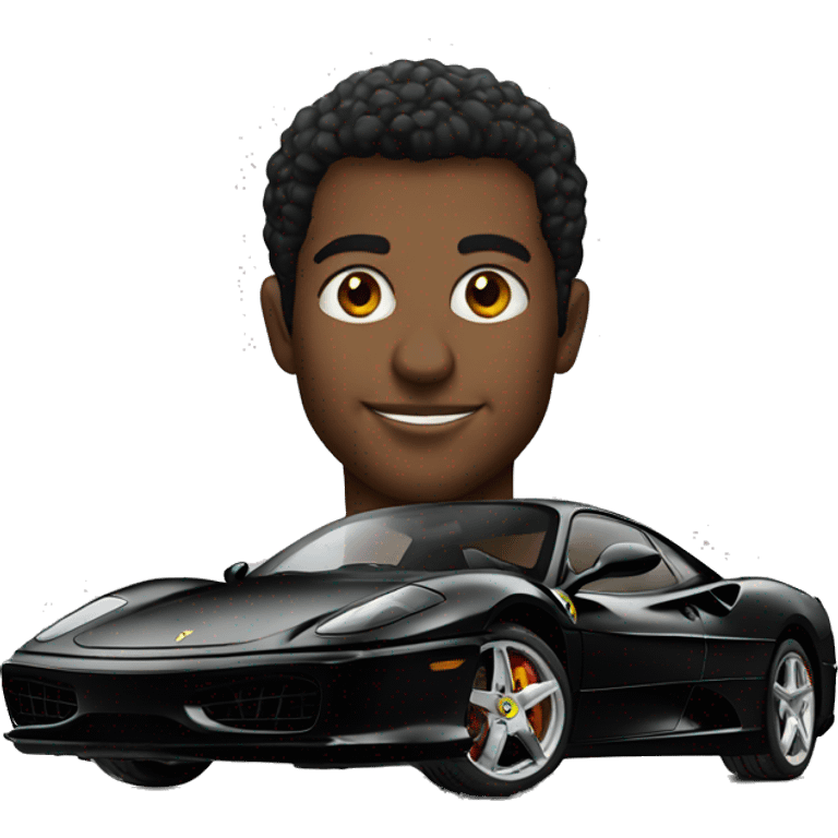 1 black ferrari emoji