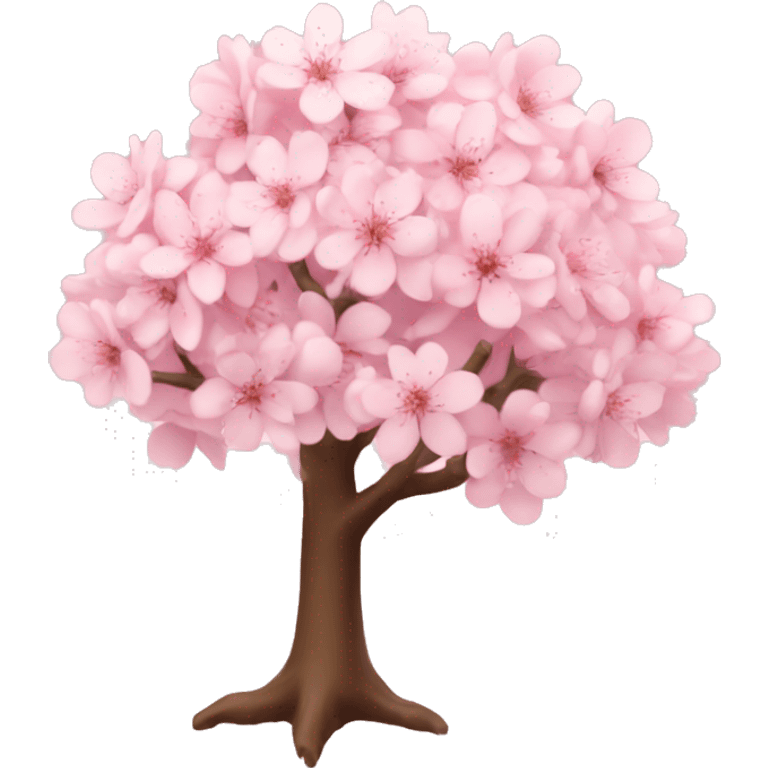 Light pink cherry blossom tree emoji