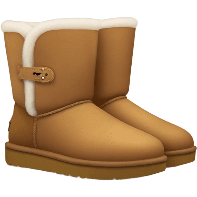 mini platform ugg boots emoji