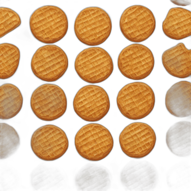 A dutch stroopwafel emoji