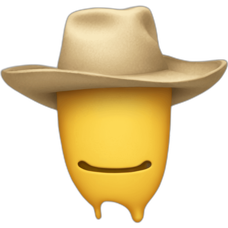 capotain hat icon square emoji