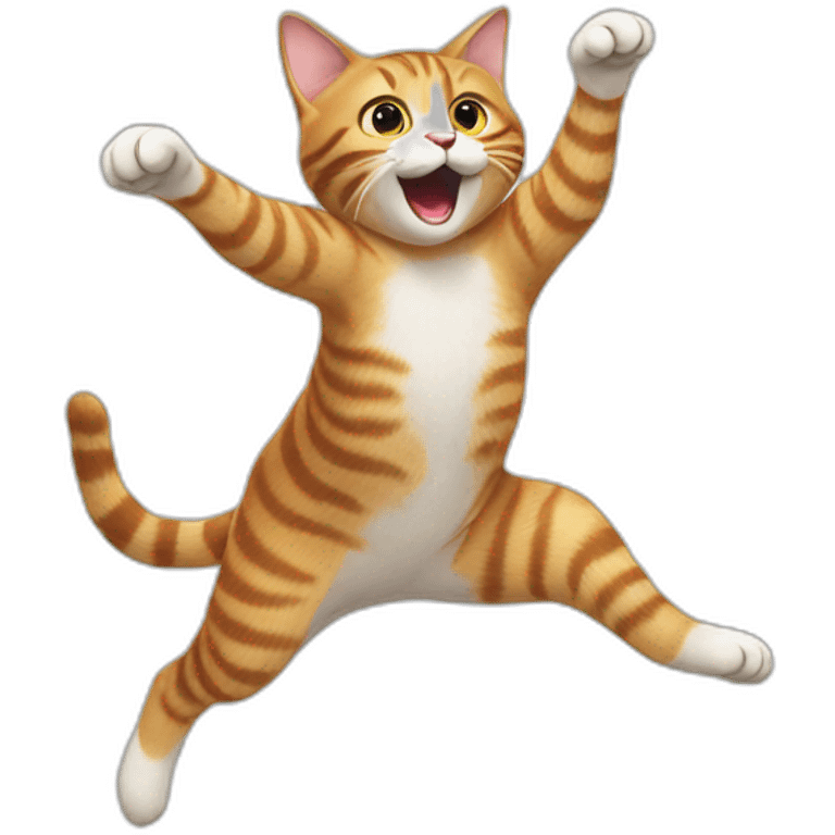 cat jumping emoji