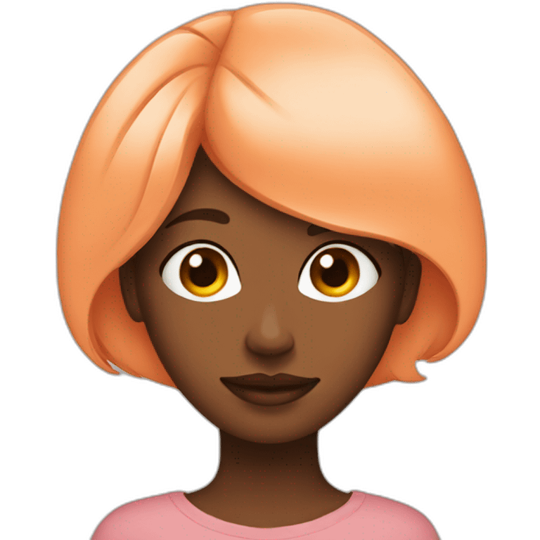 Women with peach on her behind emoji