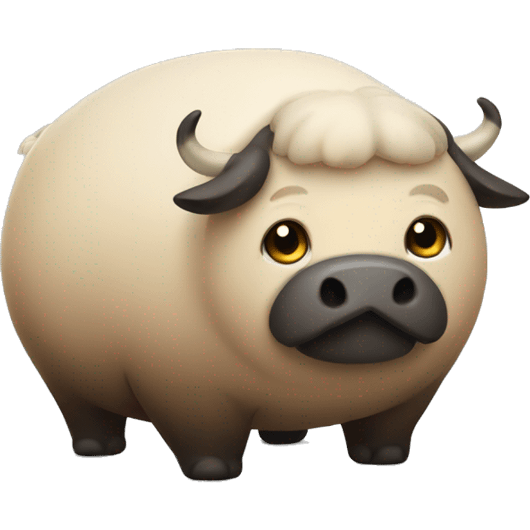 Really big fat round animal emoji