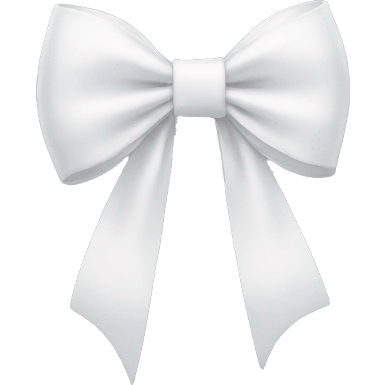 White bow emoji