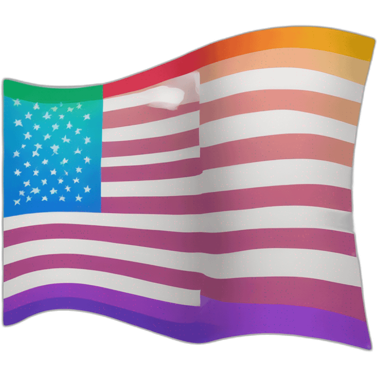 Gay flag emoji