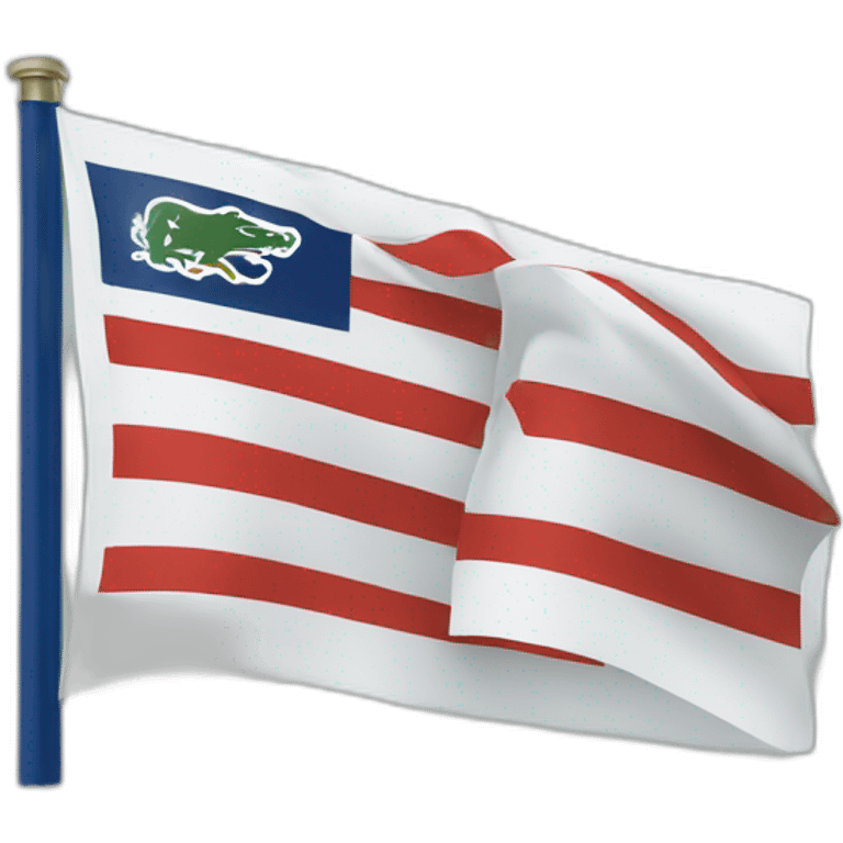 Flag lacoste logo emoji