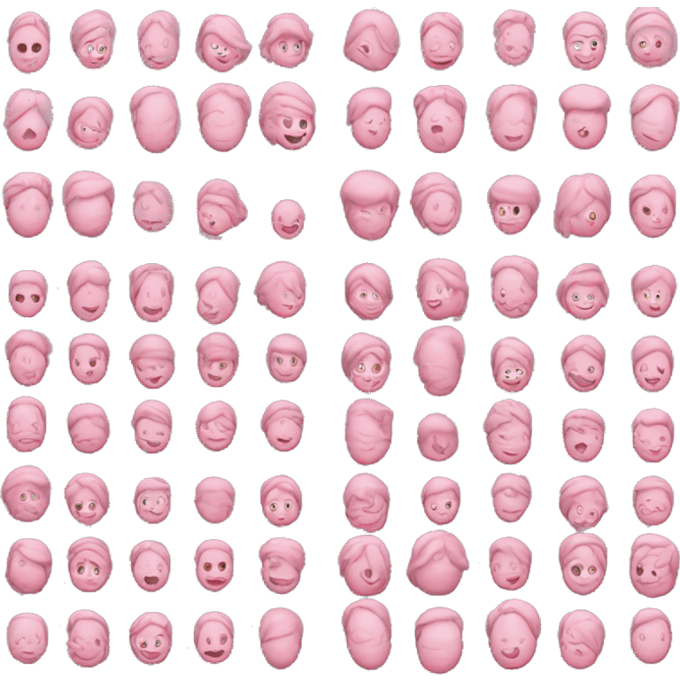 casetta di marzapane rosa emoji