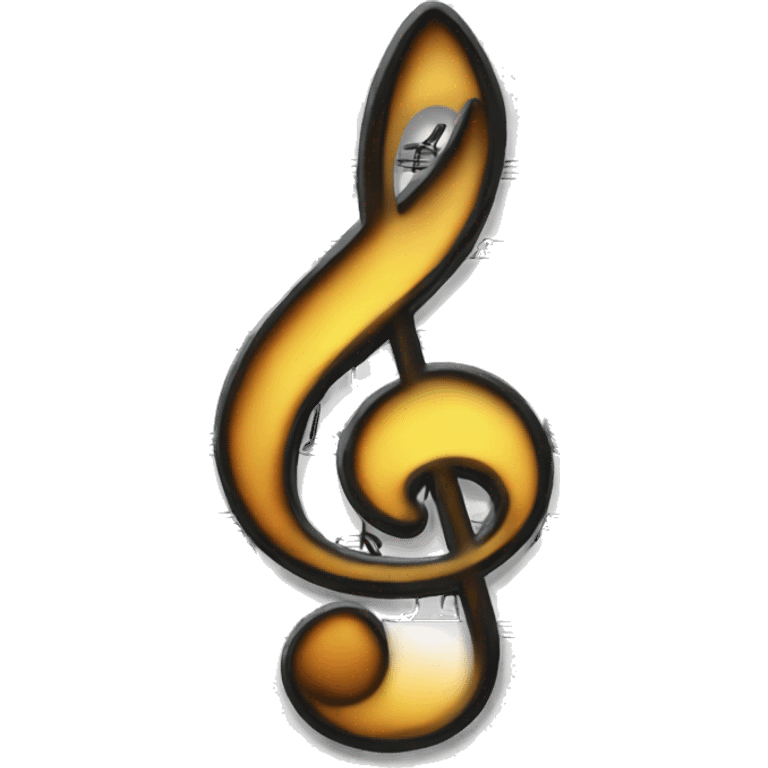 Magical music note  emoji