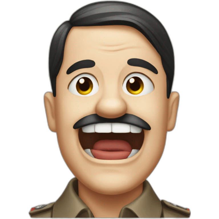 Hitler qui pleure de rire emoji